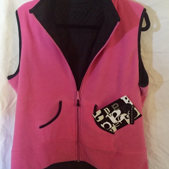 💃Host Pick💃NWT Reversible pink/black full zipper Activology. - Picture 7 of 7
